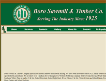 Tablet Screenshot of borosawmill.com